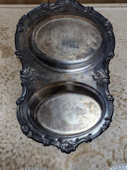 Vintage Marlboro Silver Plated Serving Dish