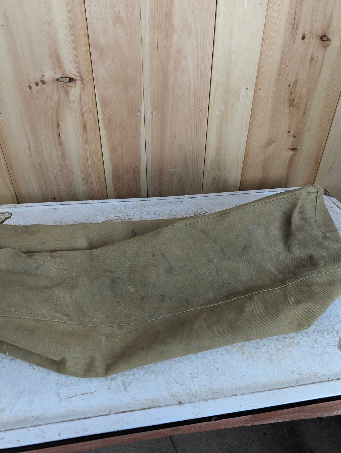Military Canvas Top Loading Duffle Bag