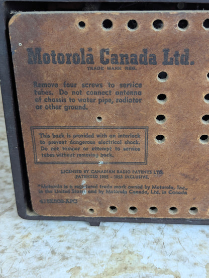 Vintage Motorola Clock Radio Model #ML-53C