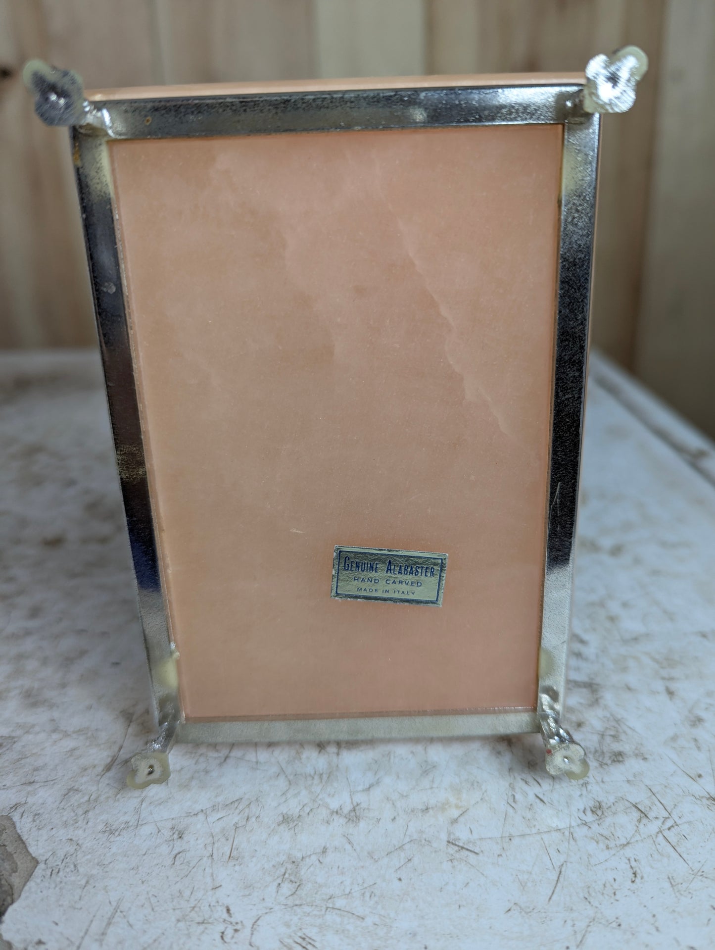 Vintage Himark Genuine Alabaster Trinket Holder