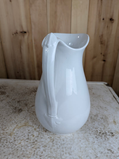 Vintage Wilkinson & Hulme Royal Patent Ironware White Pitcher
