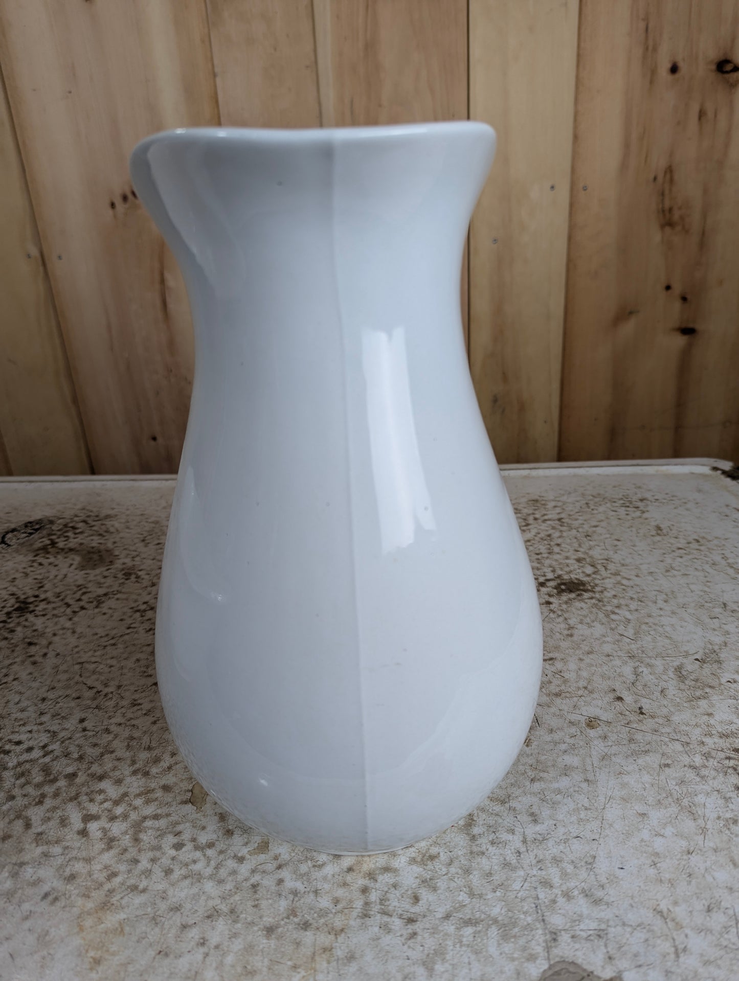 Vintage Wilkinson & Hulme Royal Patent Ironware White Pitcher