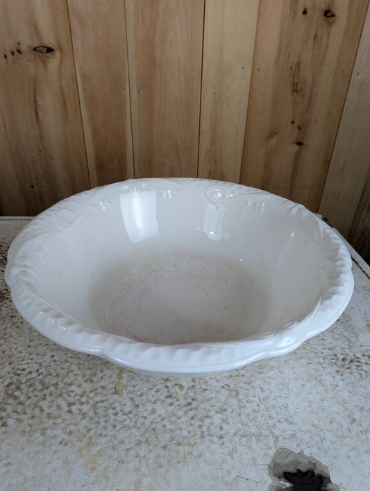 Vintage J&G Meakin England Ironstone Washstand Bowl
