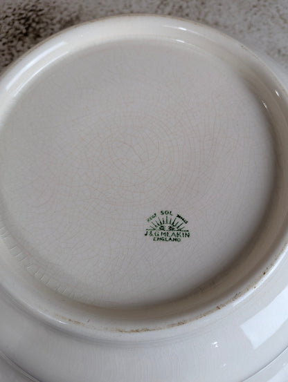 Vintage J&G Meakin England Ironstone Washstand Bowl
