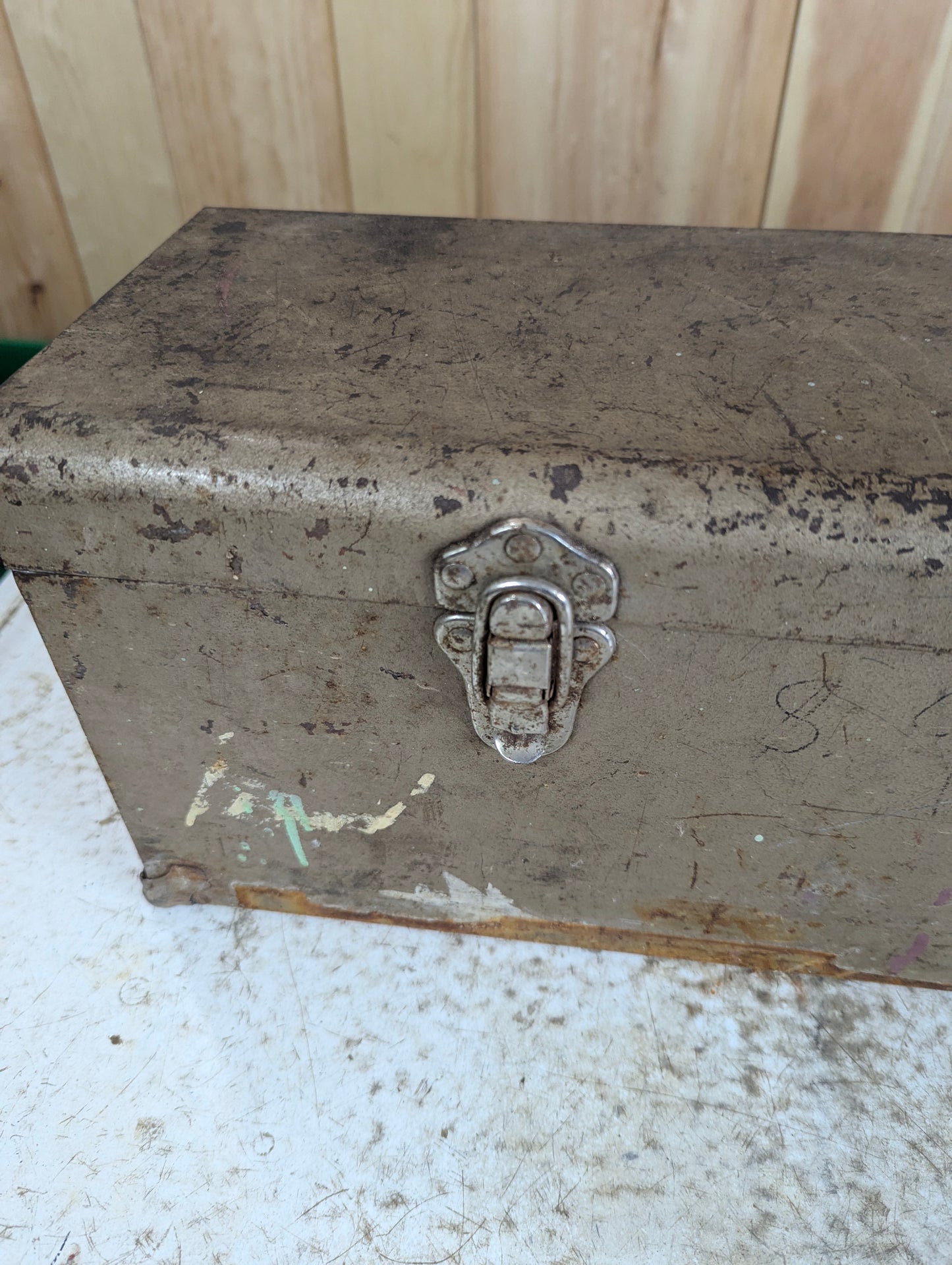 Vintage Metal Toolbox