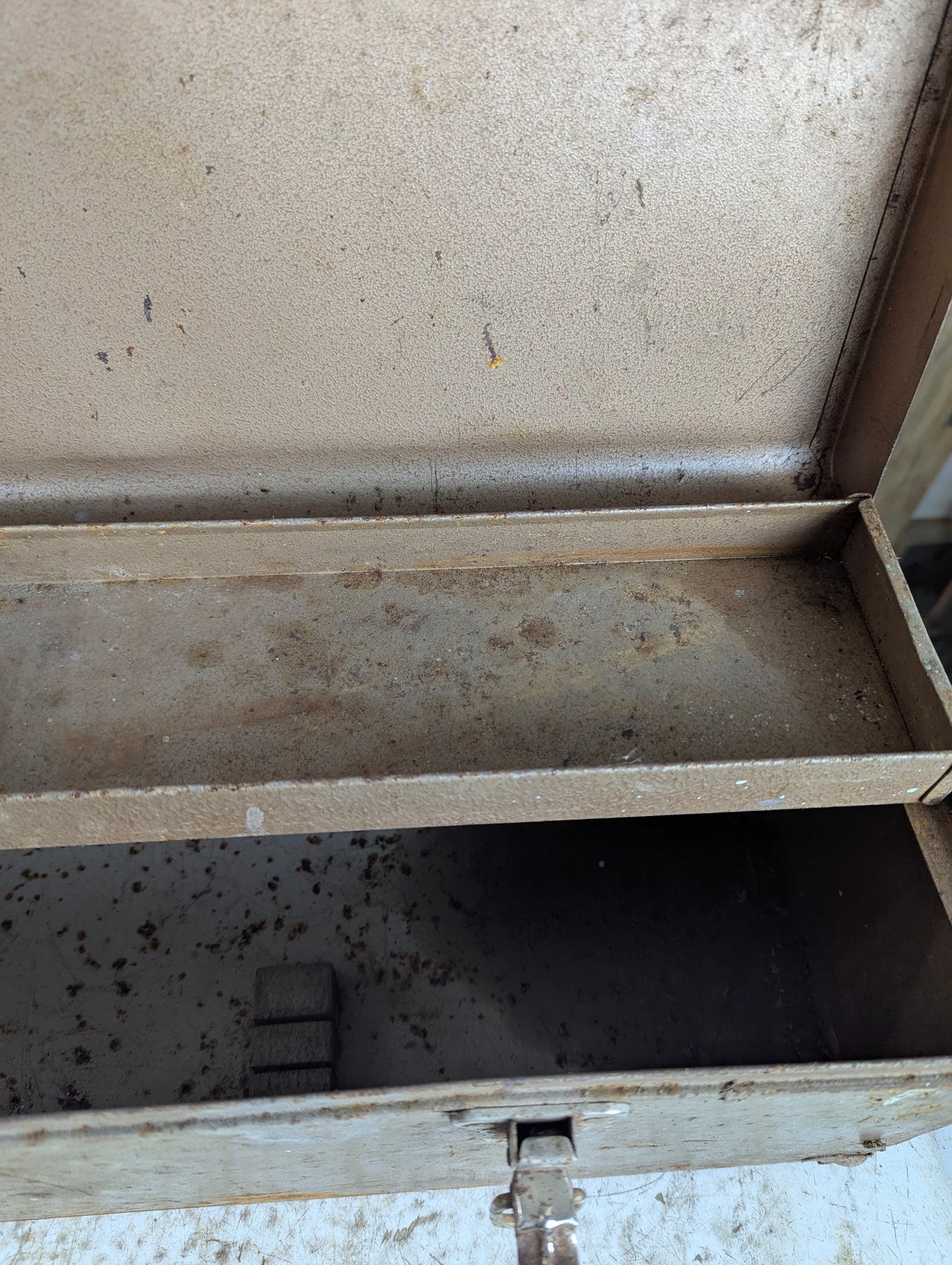 Vintage Metal Toolbox