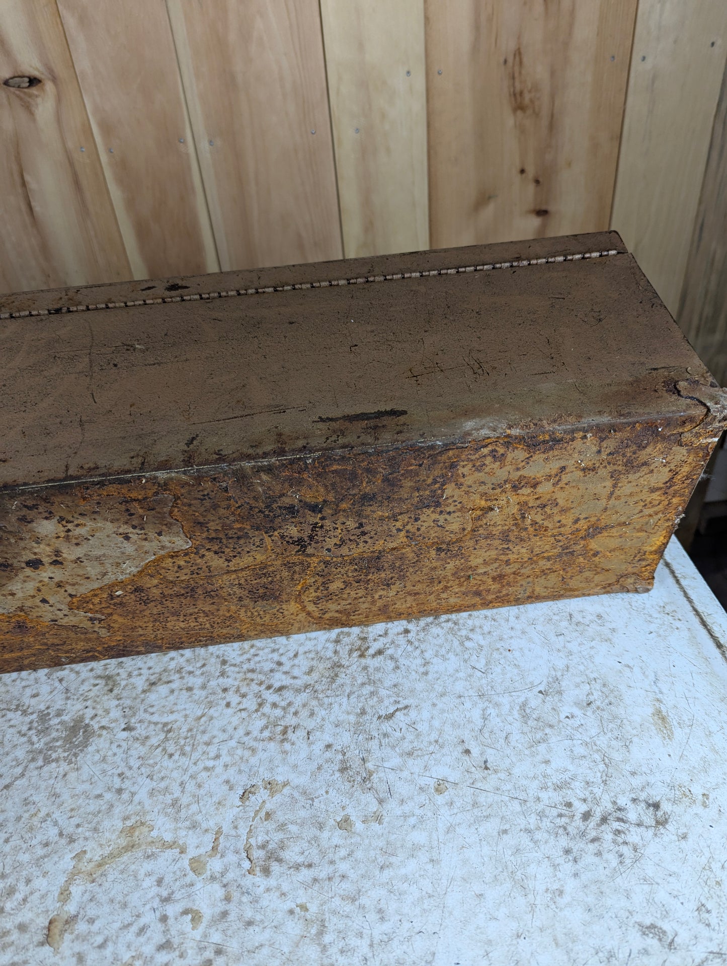 Vintage Metal Toolbox