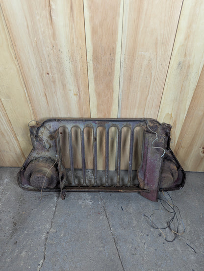 Vintage 1972-86 Jeep CJ Series Front Grill with Headlights