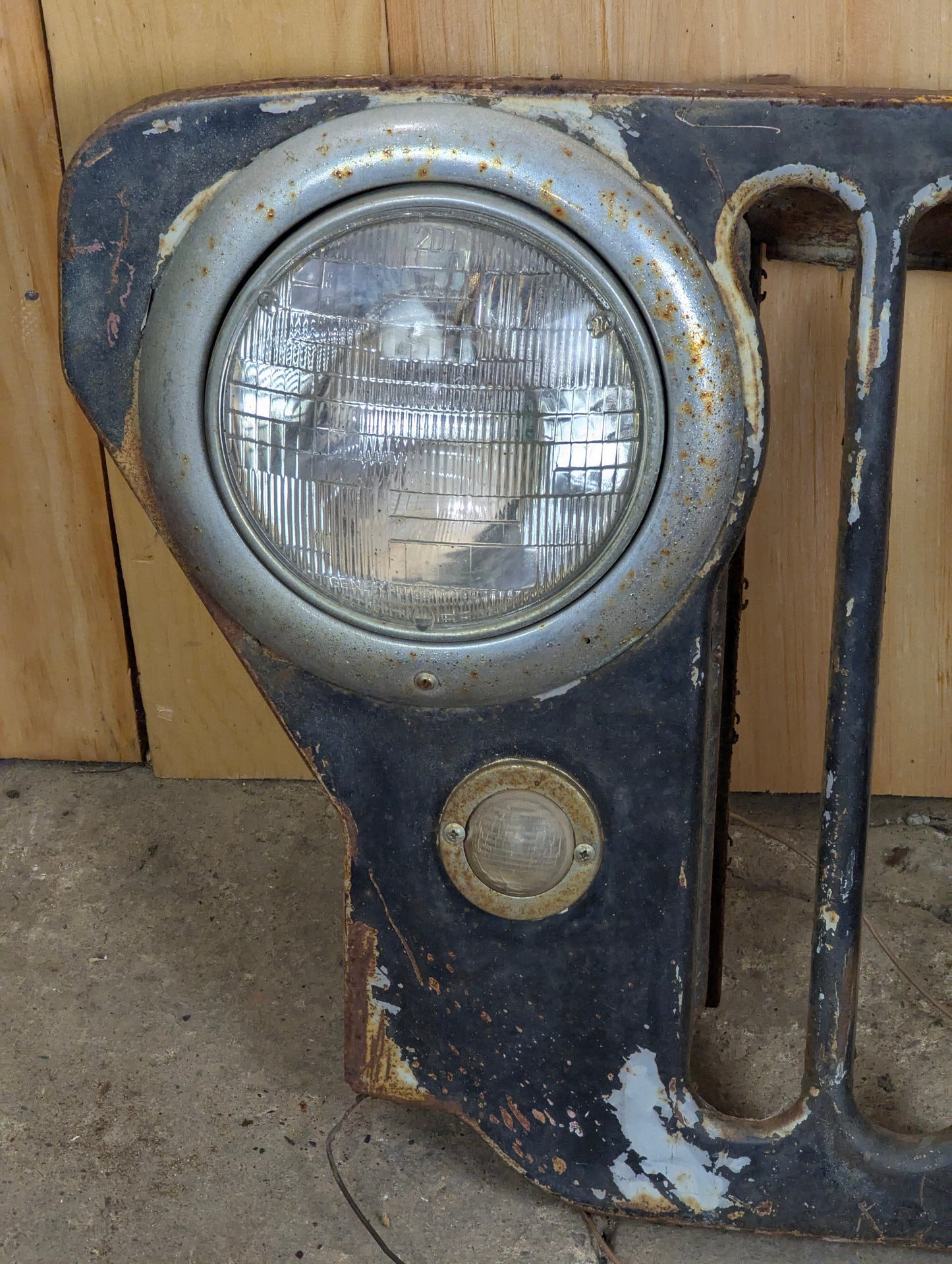 Vintage 1972-86 Jeep CJ Series Front Grill with Headlights