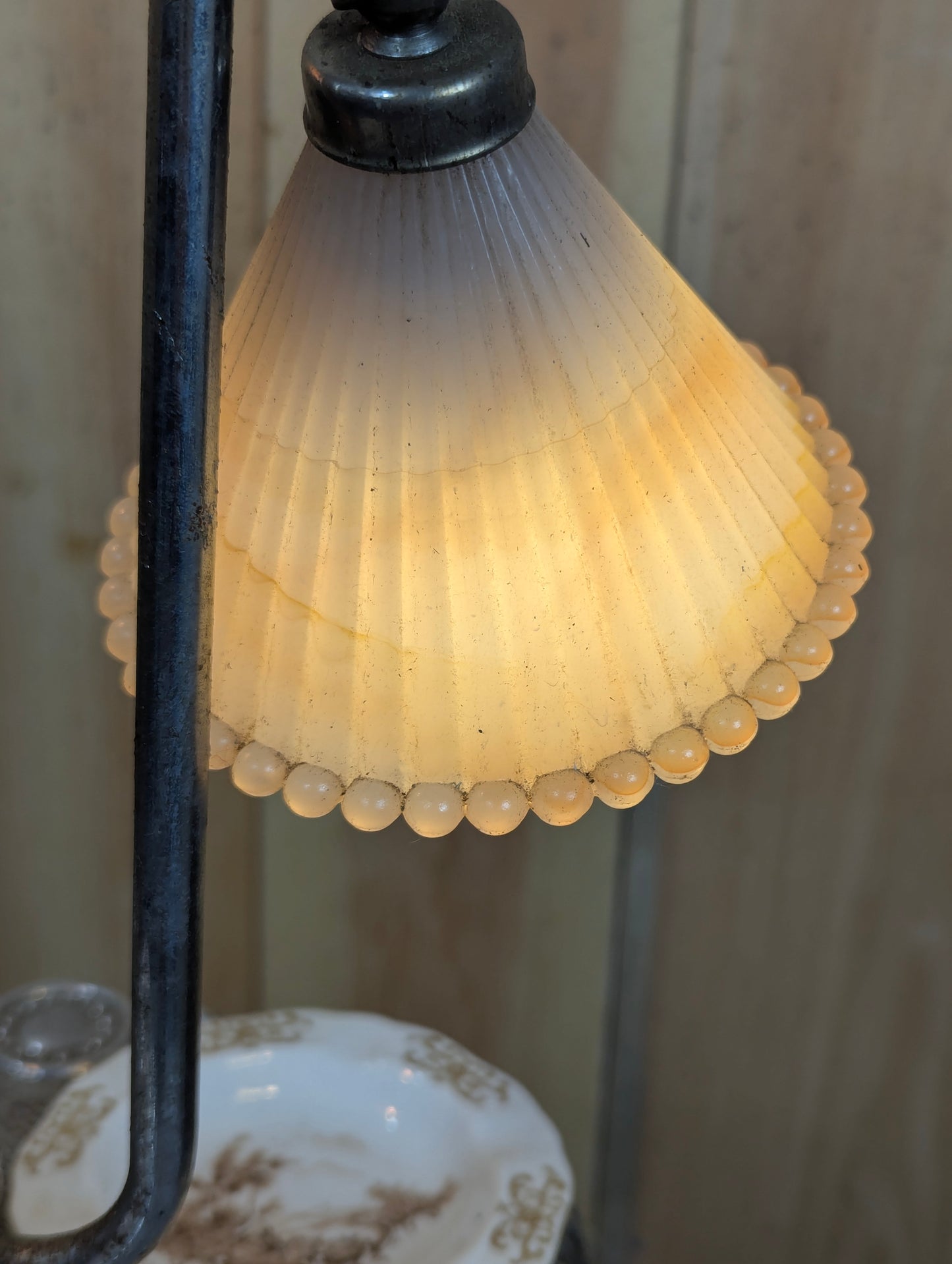 1930’s Art Deco Lighted Smoking Stand with Ashtrays and Serving Bowls