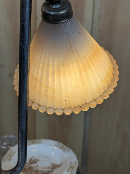 1930’s Art Deco Lighted Smoking Stand with Ashtrays and Serving Bowls