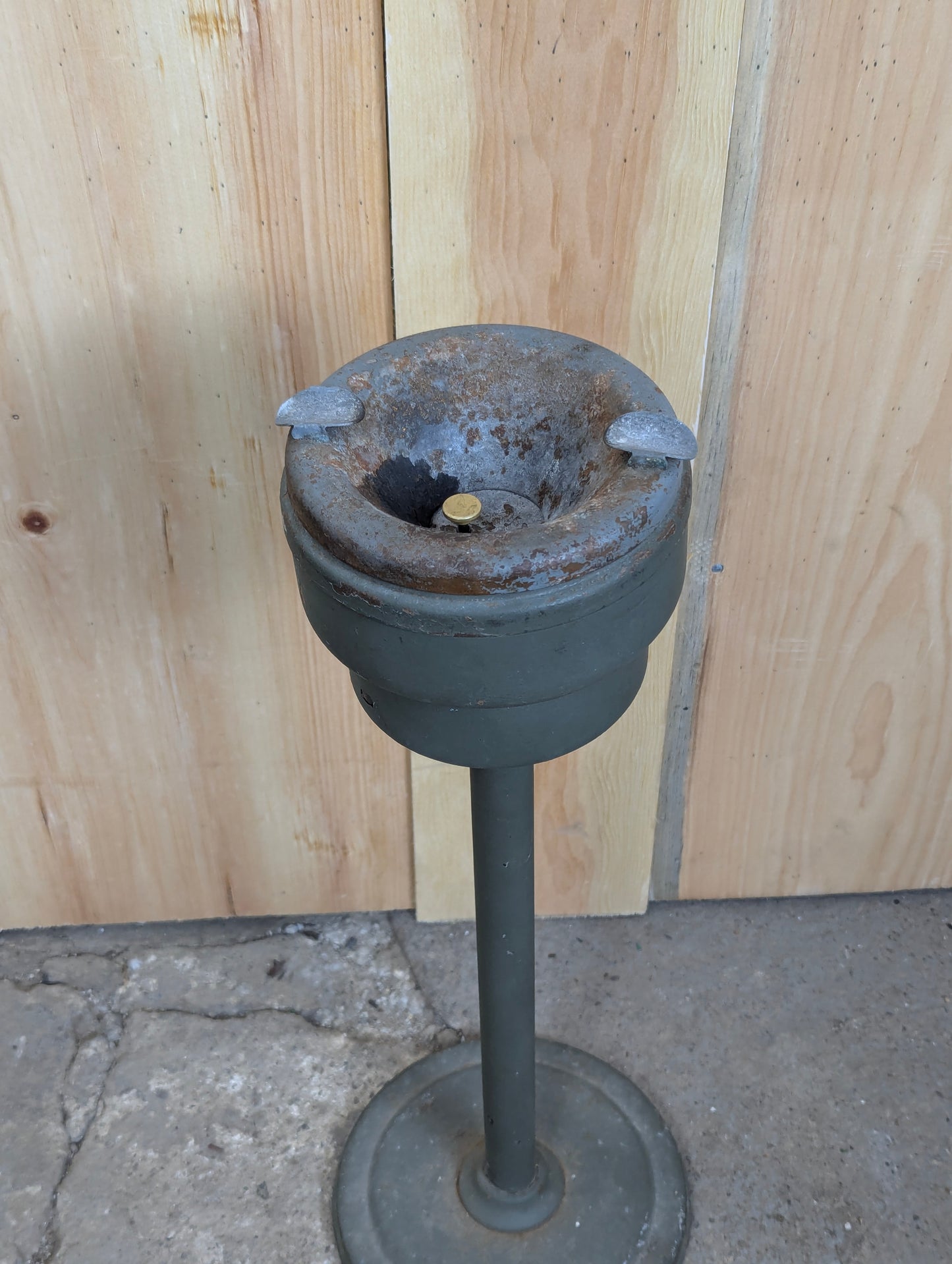 Vintage Metal Ashtray Stand