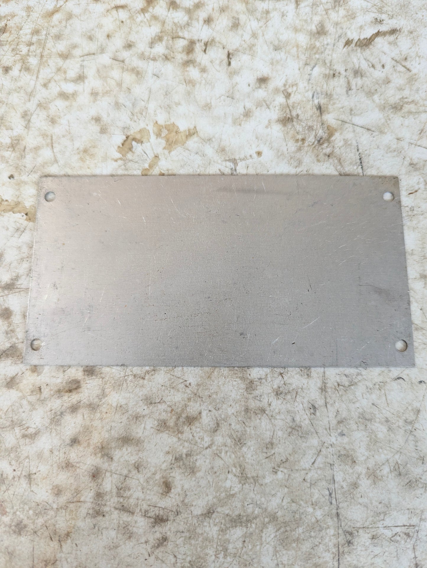 Vintage Industrial International Motor Truck International Harvester Co Aluminum Blank Nameplate
