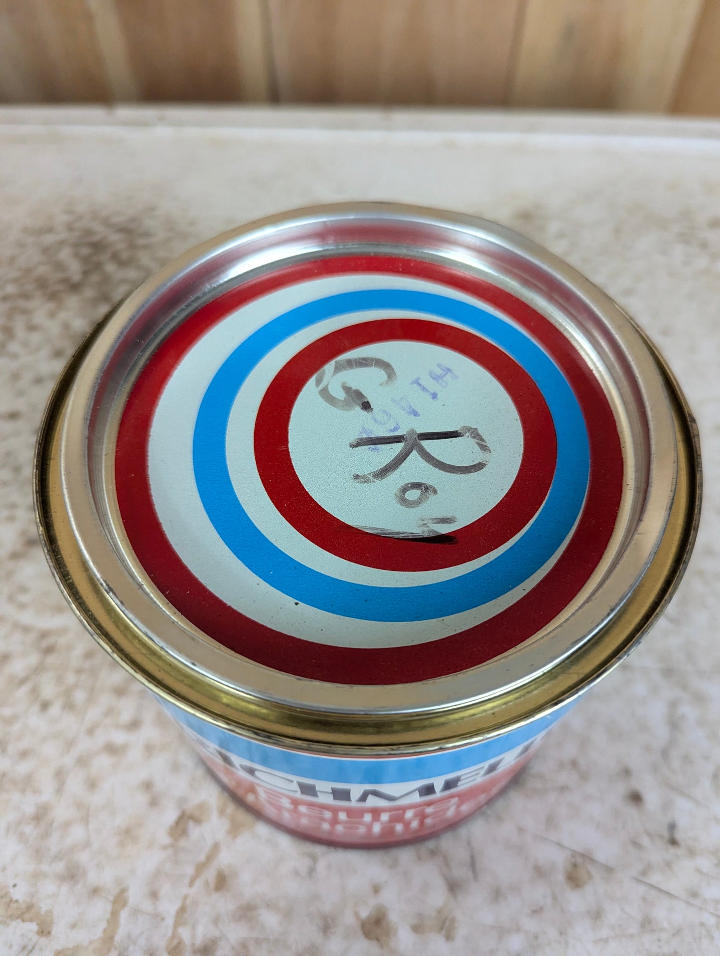 Vintage Richmello Peanut Butter 3 lb Tin with Lid