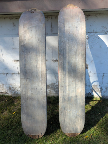 Vintage Pair of Elliott Bros Airplane Skis