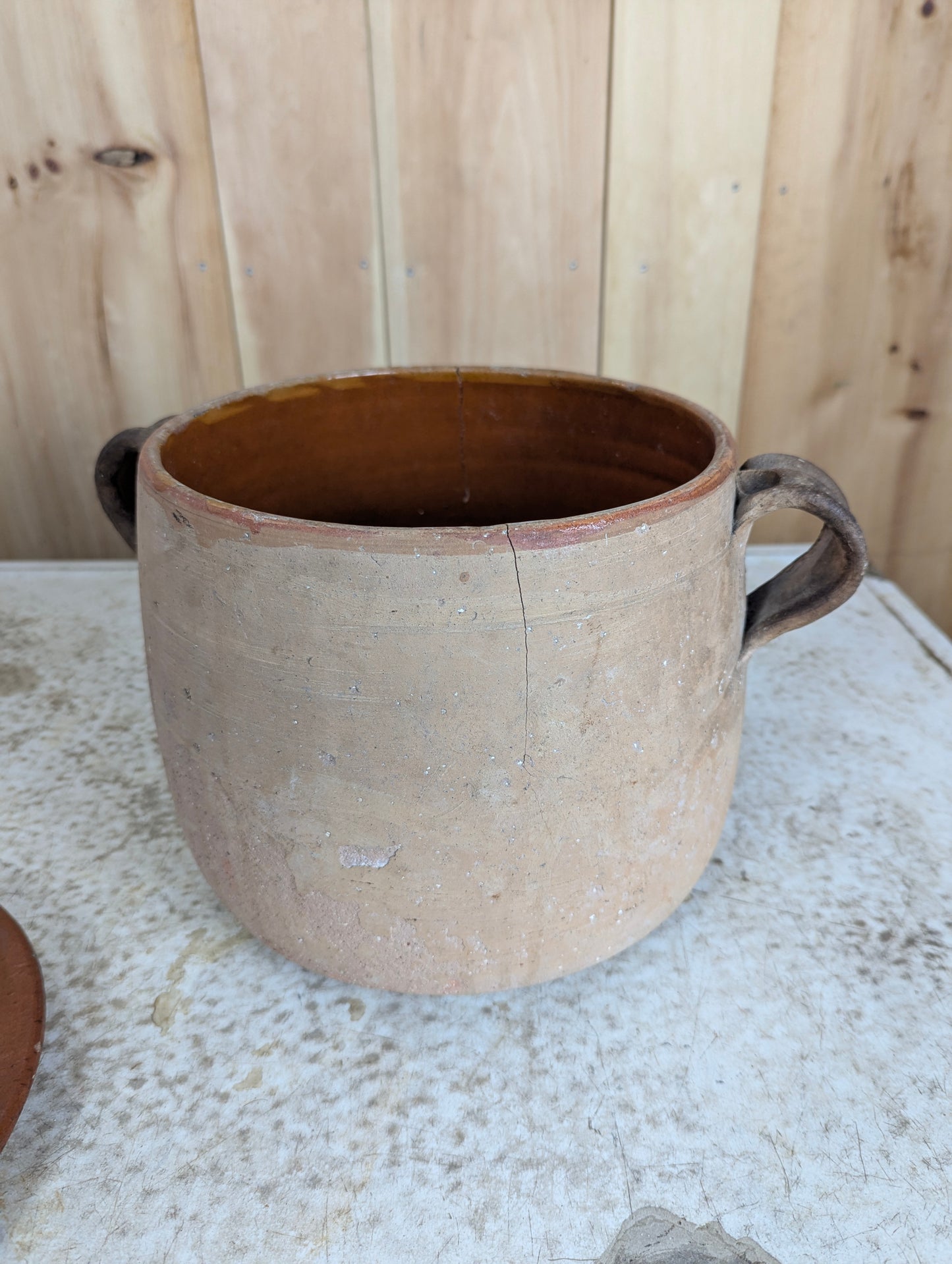 1930’s Vintage French Cooking Clay Pot