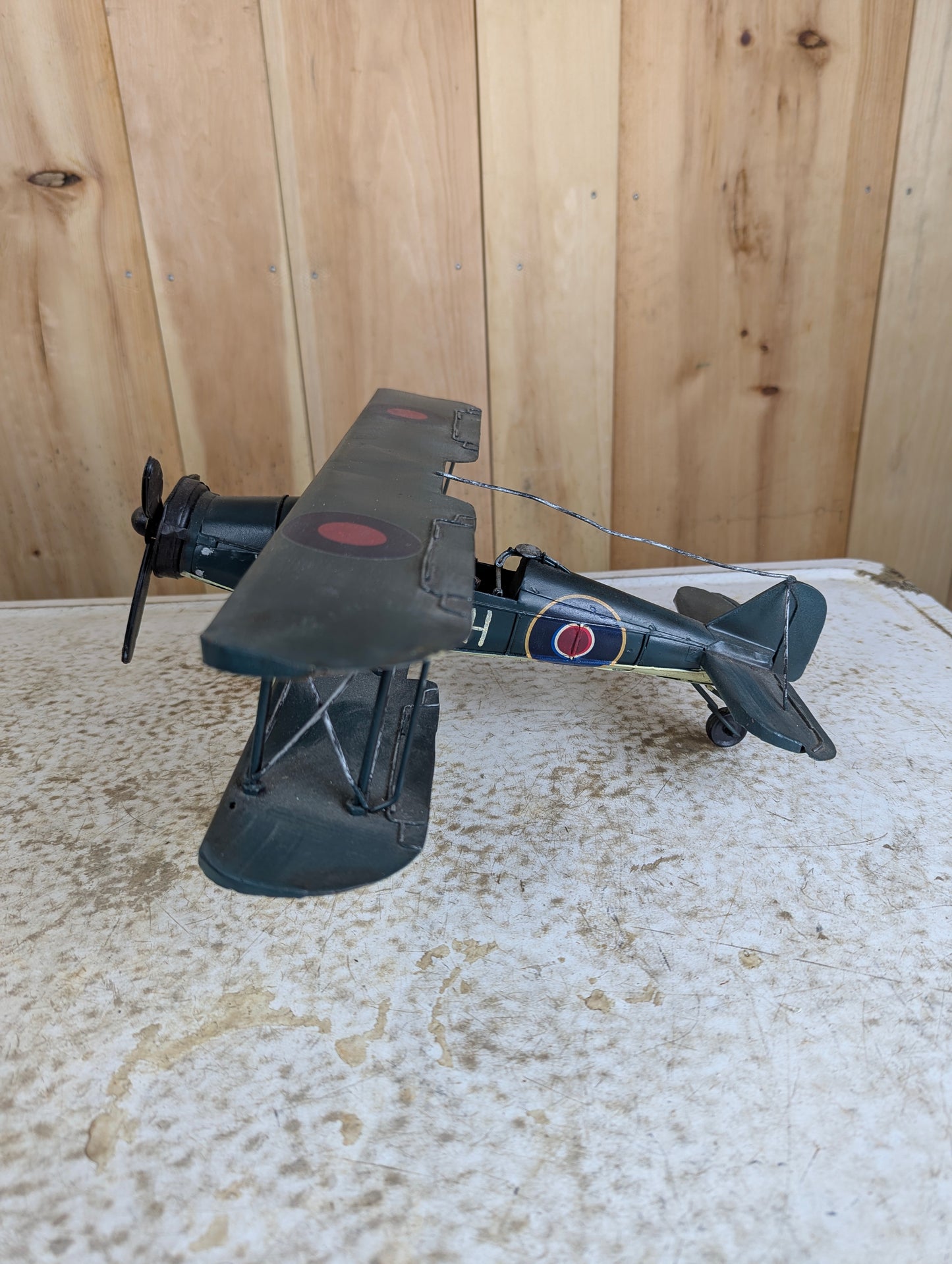 WW2 1930’s Gloster Gladiator Metal Plane
