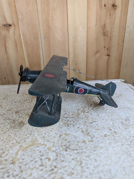 WW2 1930’s Gloster Gladiator Metal Plane