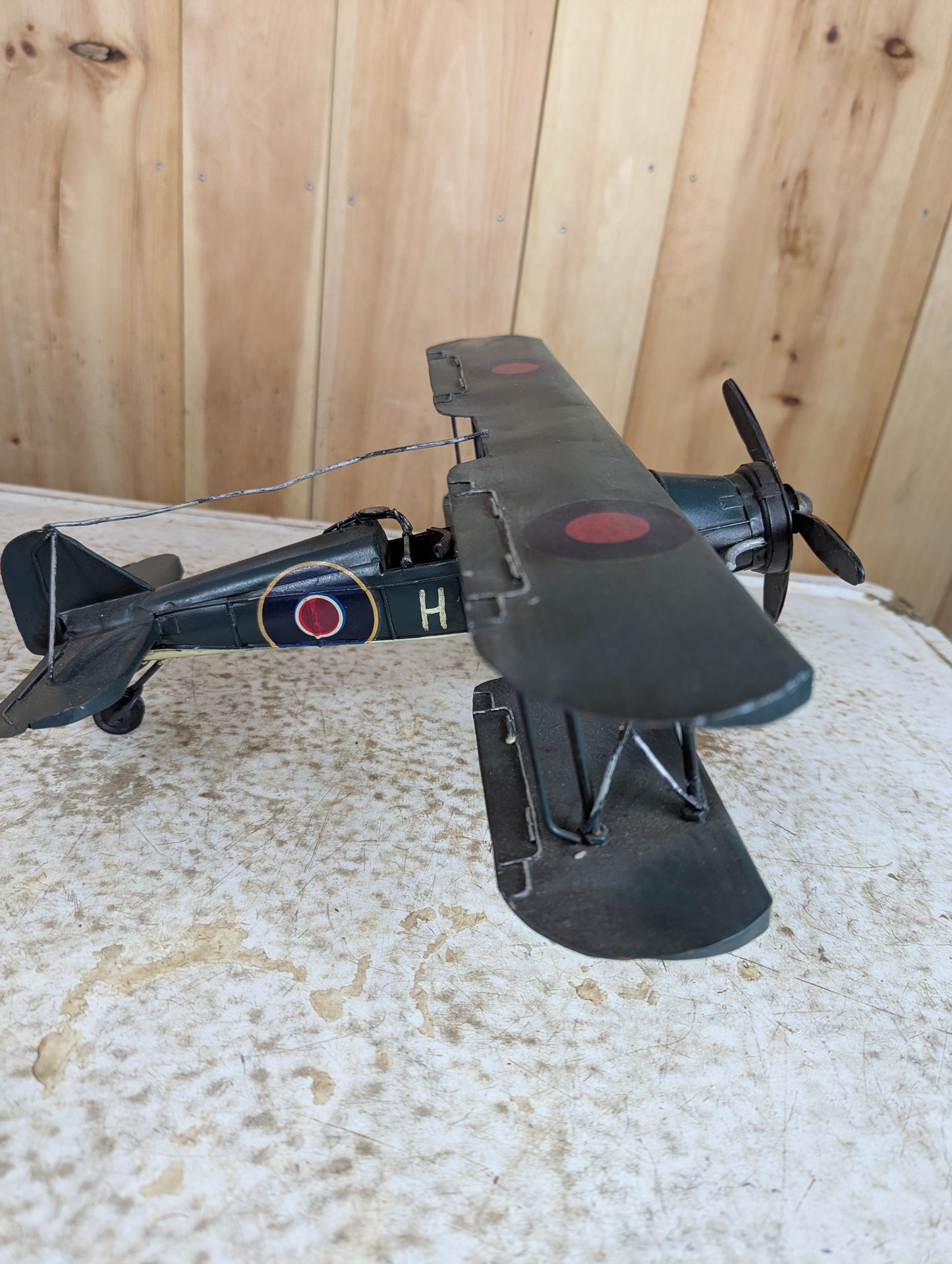 WW2 1930’s Gloster Gladiator Metal Plane