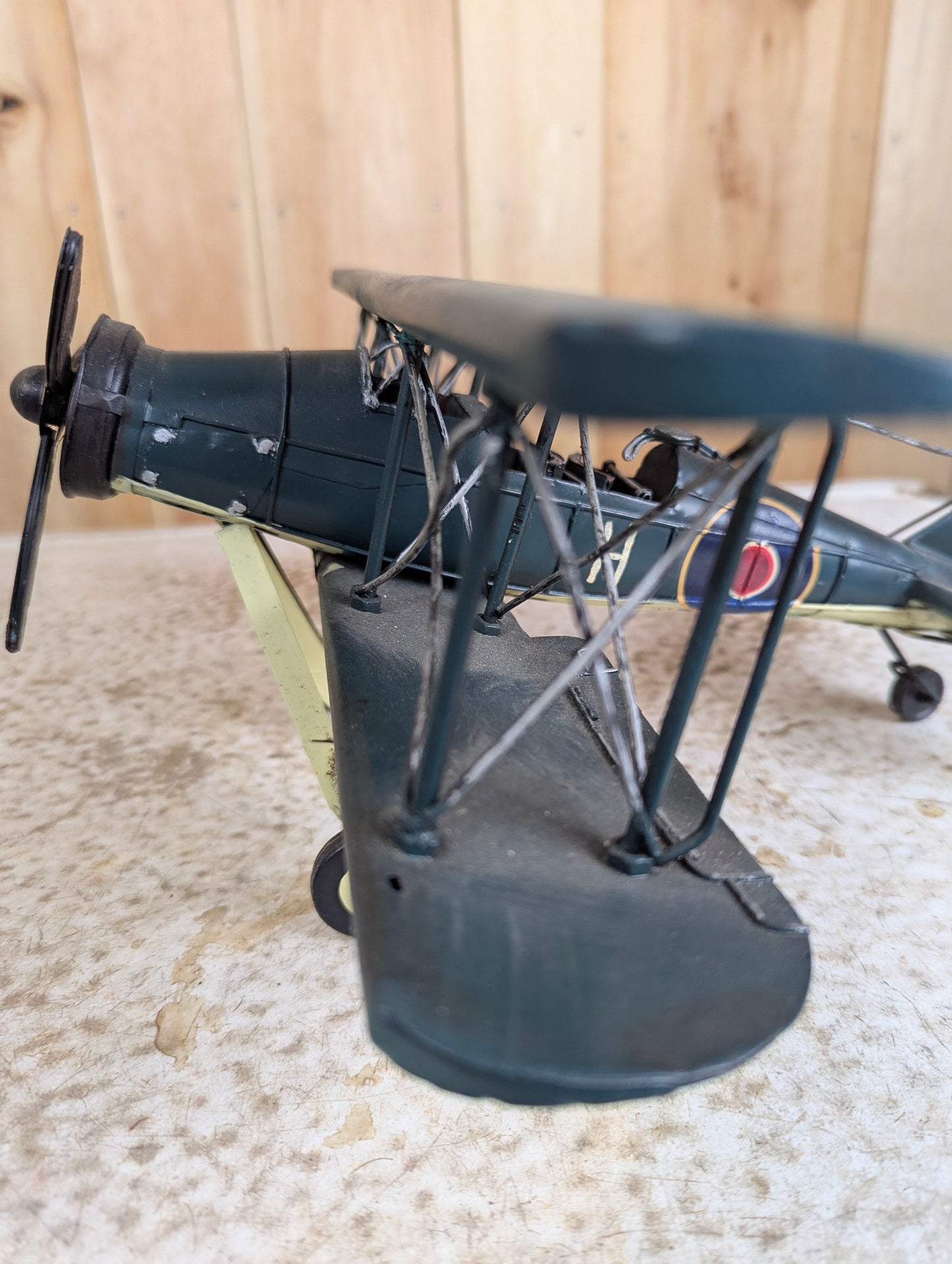WW2 1930’s Gloster Gladiator Metal Plane