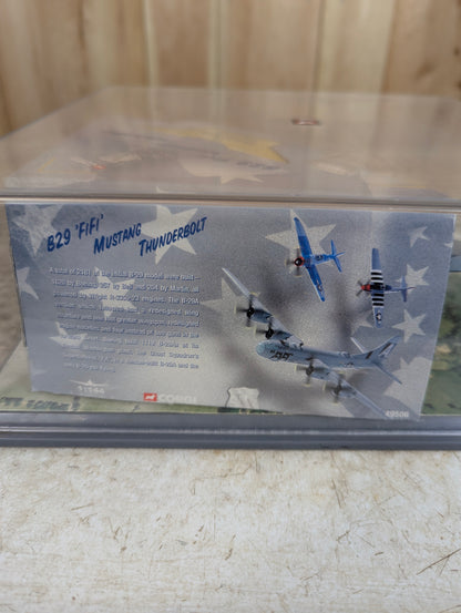 Corgi Aviation Archive Confederate Airforce Set 49506 Display Box includes B29, Mustang, Thunderbol