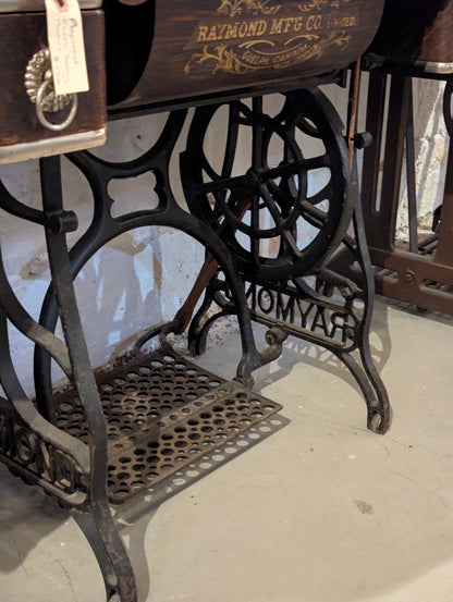 Antique Raymond Treadle Sewing Machine