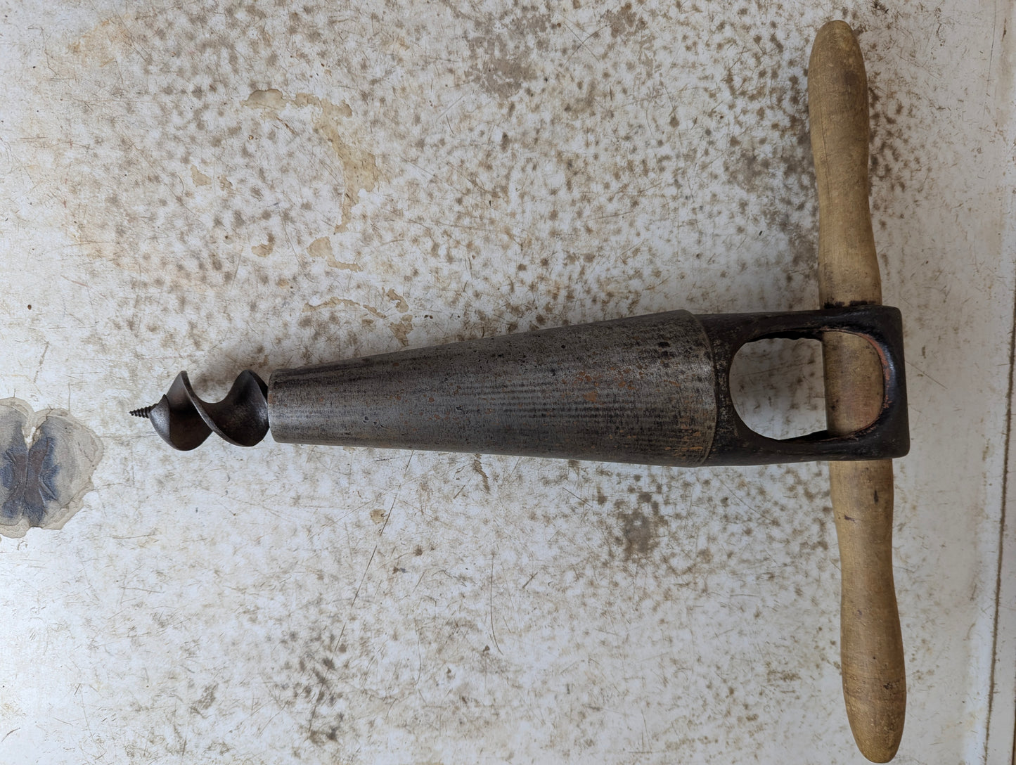 Vintage Bung Hole Auger for Making Barrels