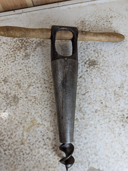 Vintage Bung Hole Auger for Making Barrels