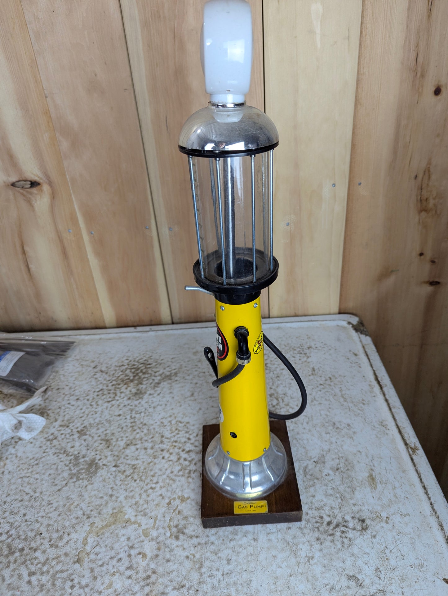 Replica Atlantic White Flash Gas Pump Drink Dispenser