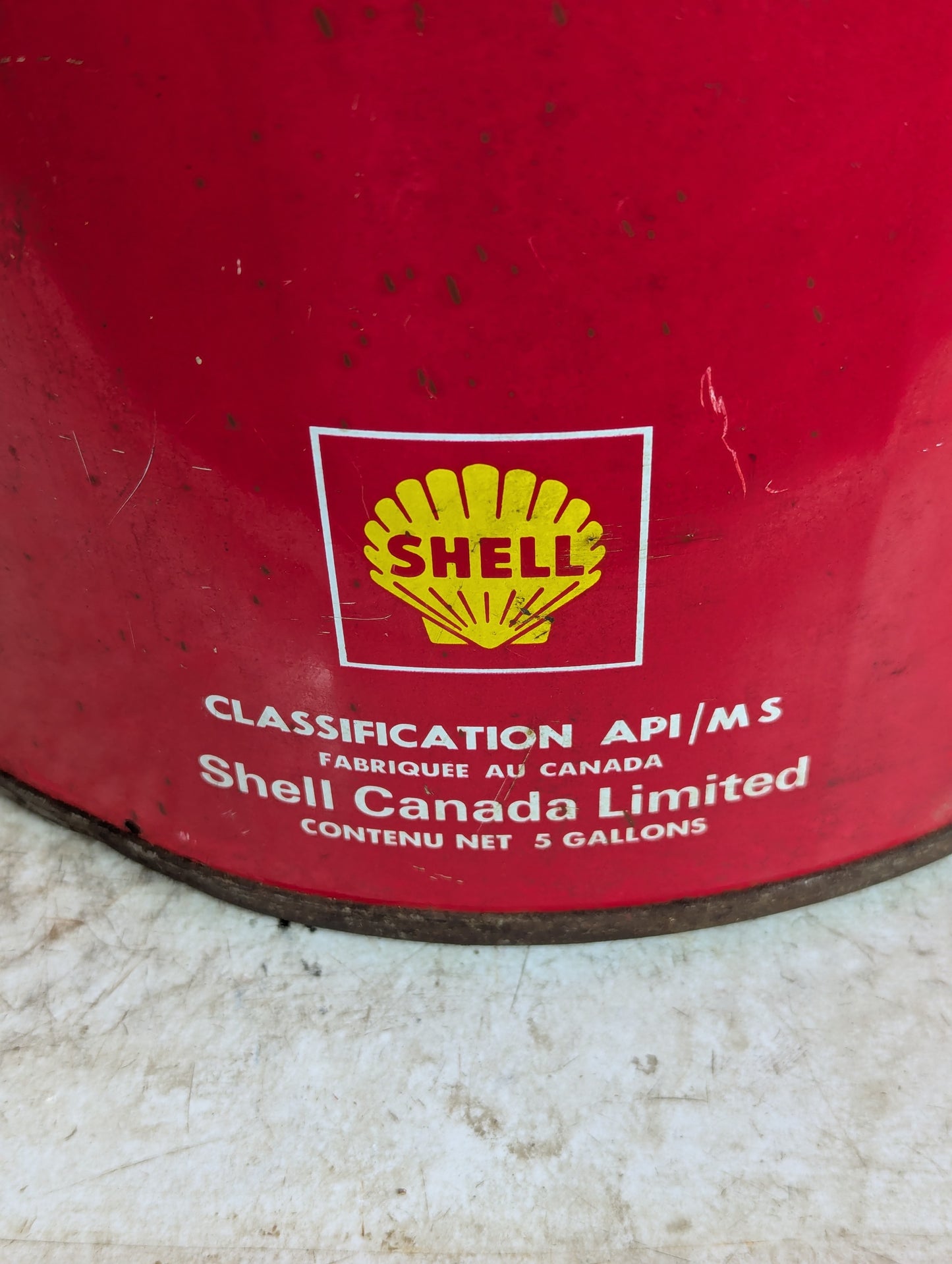 Shell X -100 Motor Oil Can