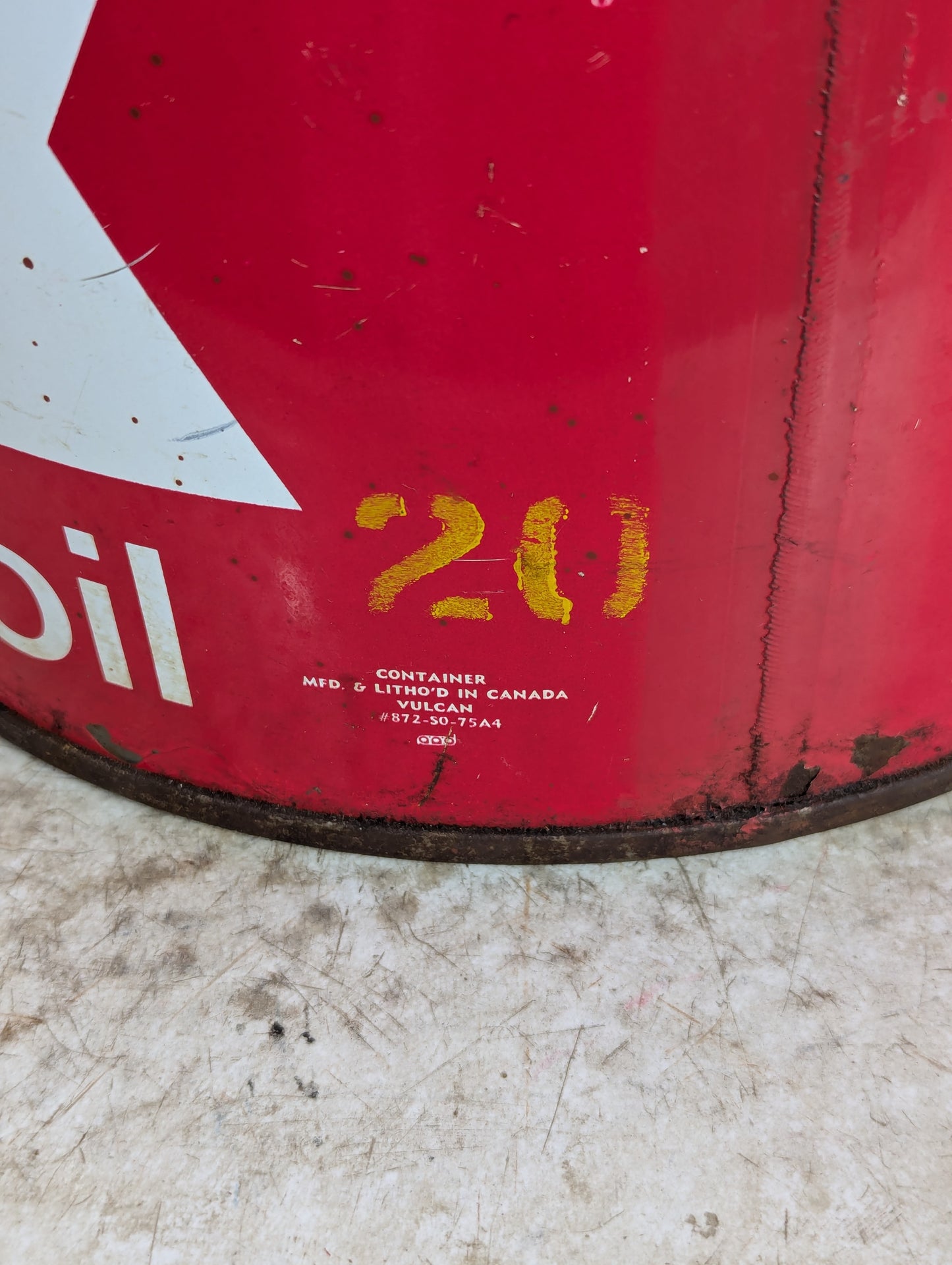 Shell X -100 Motor Oil Can