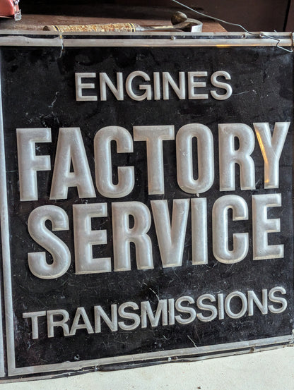 Tecumseh Factory Service Metal Sign