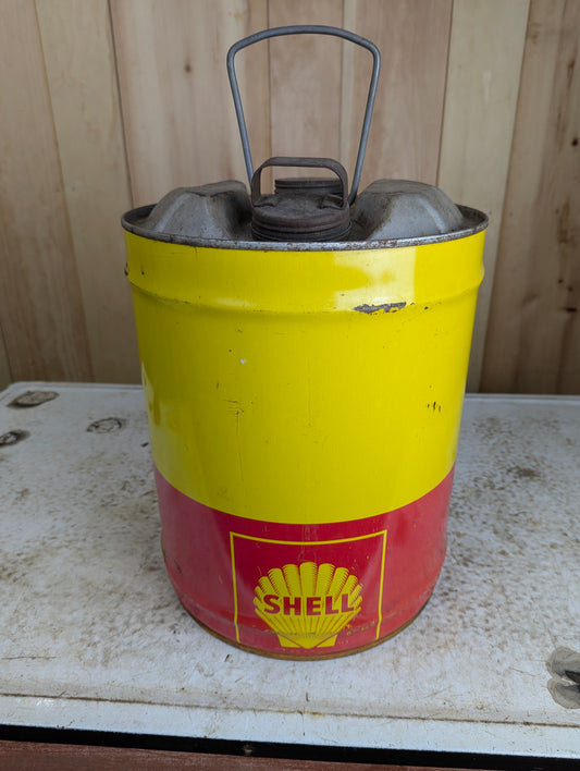 Shell Oil Can