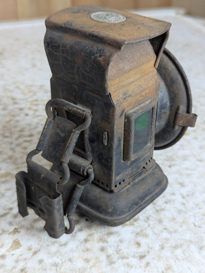 Antique Bicycle Oil Lamp Model: Powell & Hanmer Demon