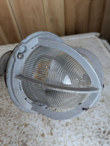 Vintage Industrial Factory Explosion Proof Light Fixture Model #EVA140