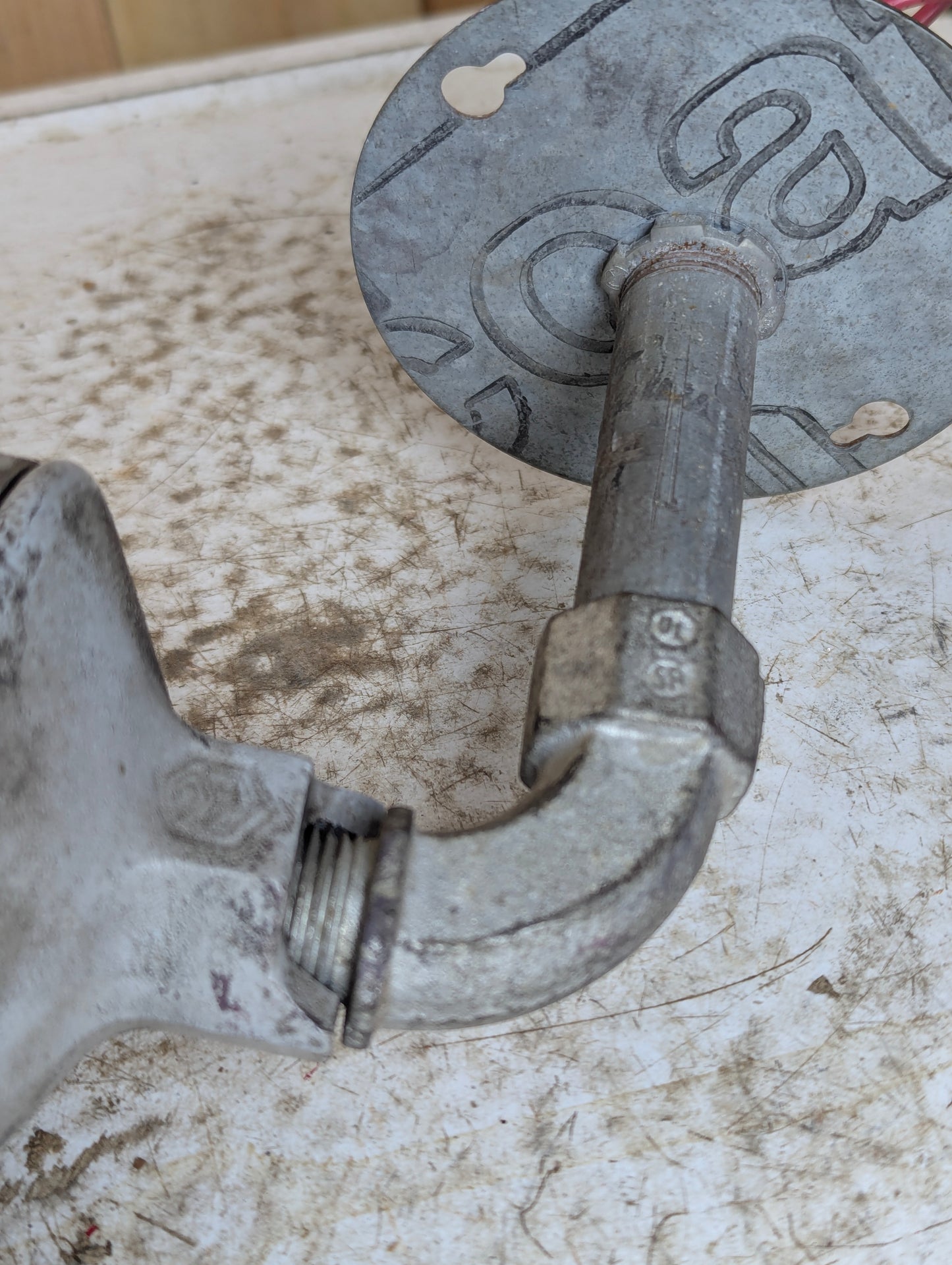 Vintage Industrial Factory Explosion Proof Light Fixture Model #EVA140