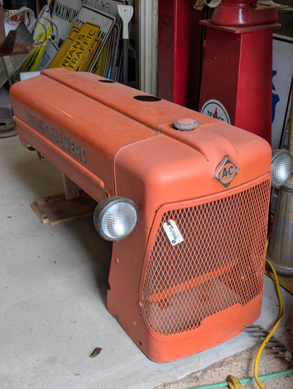 Allis-Chalmers Tractor Hood with Headlights and Grill