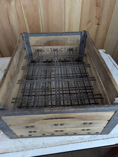 Vintage DeLaval Dairy Crate