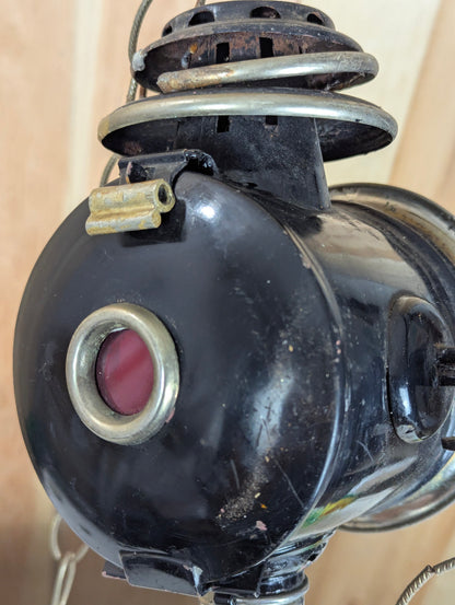 Antique Fairbanks Lavender & Son Carriage Coach Lamp Lantern