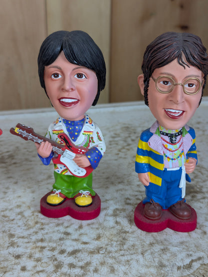 Rare Set of Collectible Beatles Bobbleheads