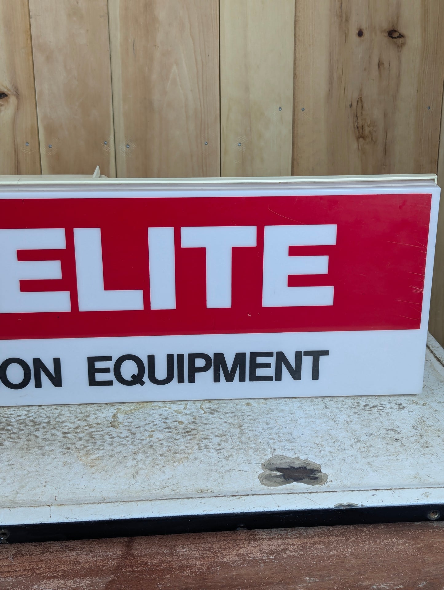 Vintage Homelite Construction Equipment Light Up Sign