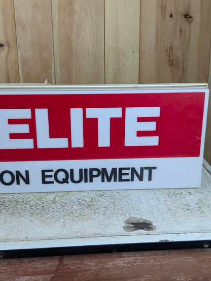Vintage Homelite Construction Equipment Light Up Sign
