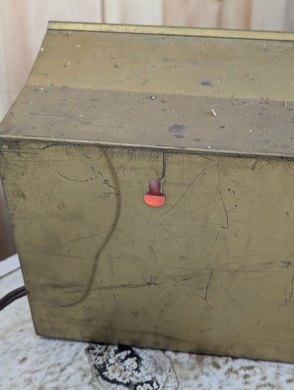 Vintage Donlands Credit Jewellers Hamilton Fine Watches Light Up Sign with Built In Clock