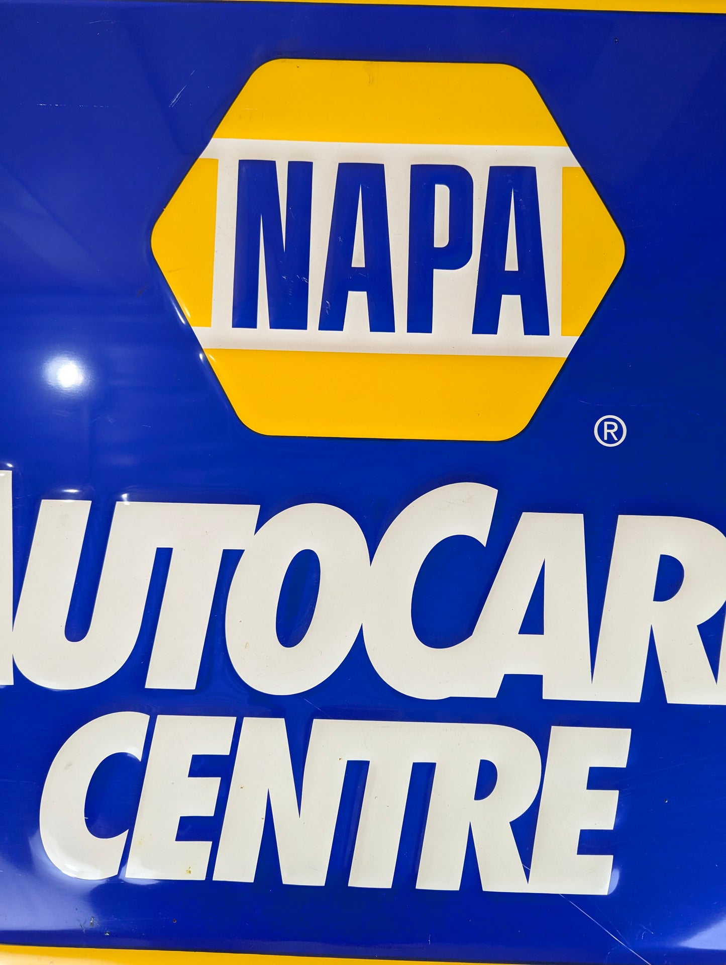 Napa AutoCare Centre Metal Sign
