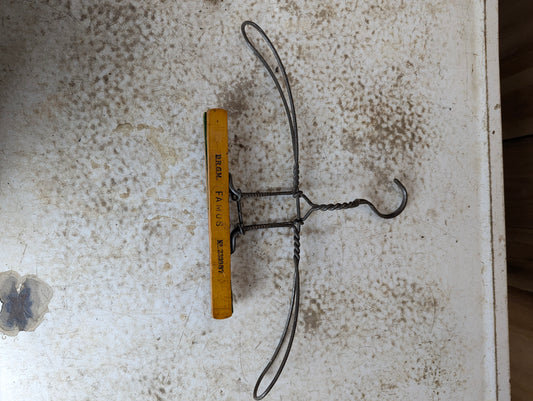 Antique German Wire Coat Hanger