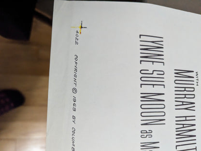 13 Frightened Girls! (1963) Vintage Original Horror Movie Poster one sheet folded