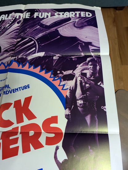 Buck Rogers (1977) Theatrical Re-release Vintage Original Sci-fi Movie Poster