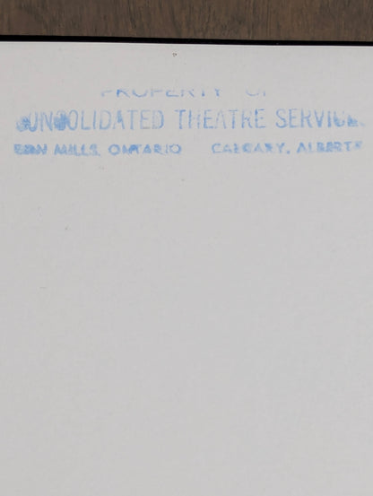 Creature (1985) Retro Original Horror Movie Poster one sheet folded