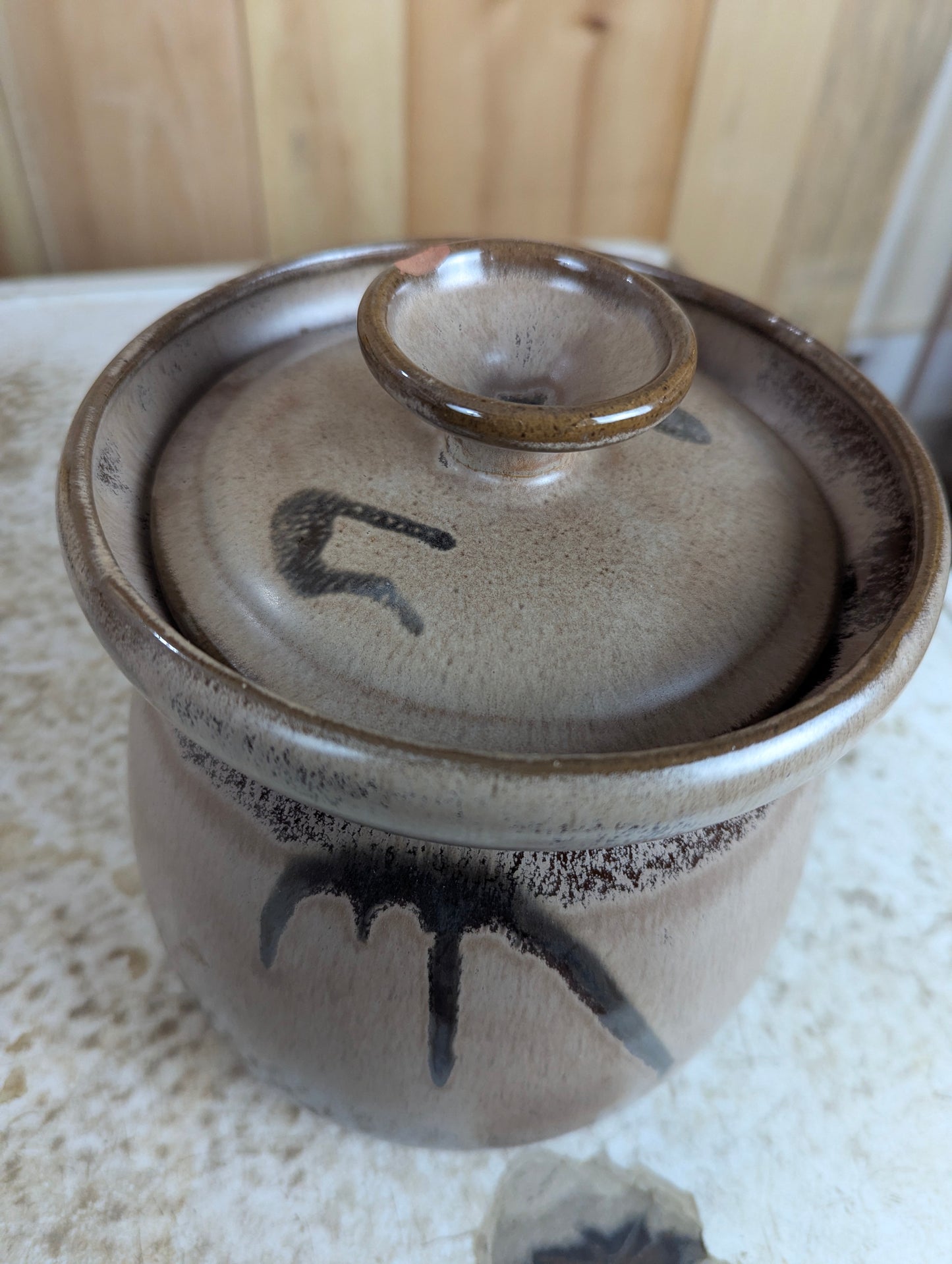 Blue Mountain Mountain Pottery Cookie Jar