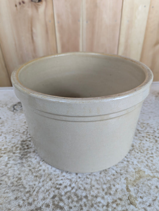 Antique 10.5” Brantford Stoneware Butter Crock
